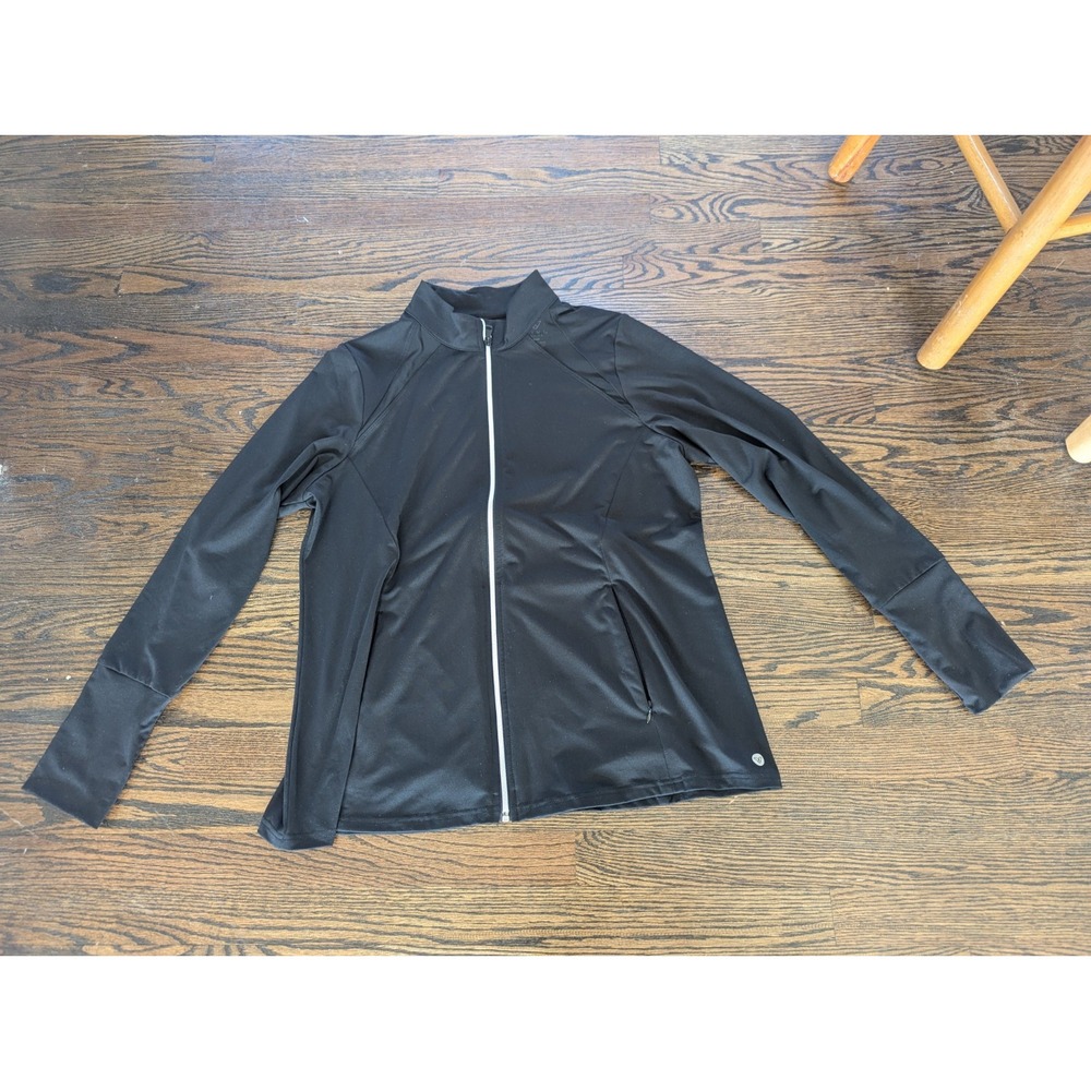 Livi Active Lane Bryant Size 18/20 Activewear Performance Zip Up Jacket Mesh